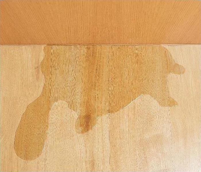 Water on wood Flooring